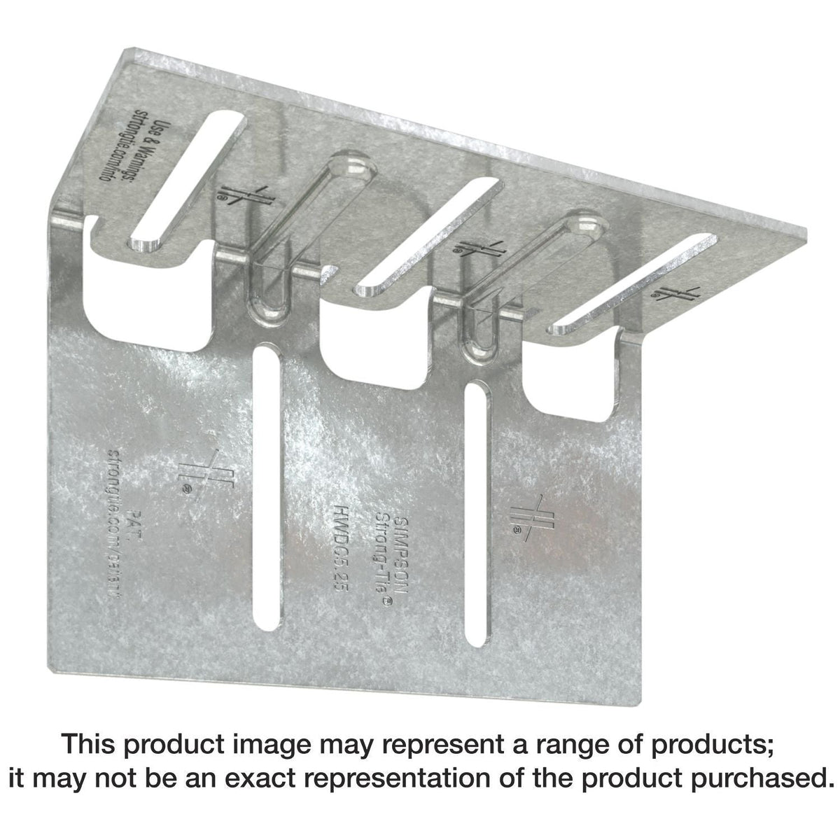Simpson Strong-Tie HWDC5.25-KT25 HWDC 5-1/4-in. Head-of-Wall Drift-Clip Connector, 25-Pack