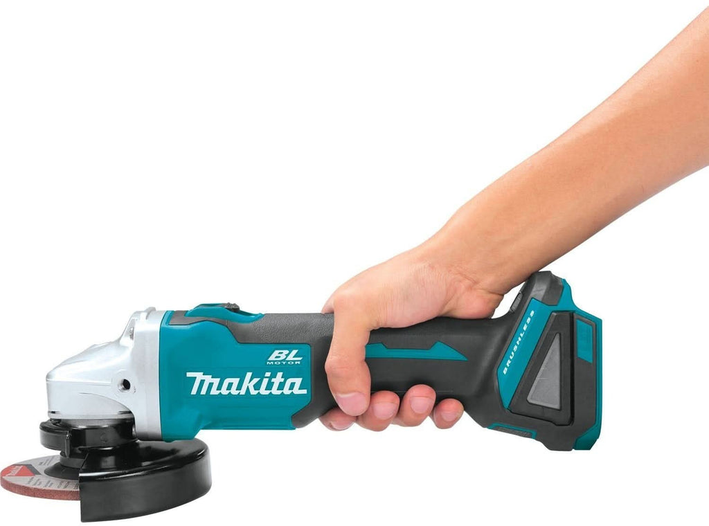 Makita XAG04Z 18V LXT Lithium-Ion Brushless Cordless 4-1/2"Â / 5" Cut-Off/Angle Grinder, Tool Only