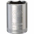 DeWalt 1/2-in. Drive 19 mm 6-Point Socket, 1-Piece (DWMT86519OSP)