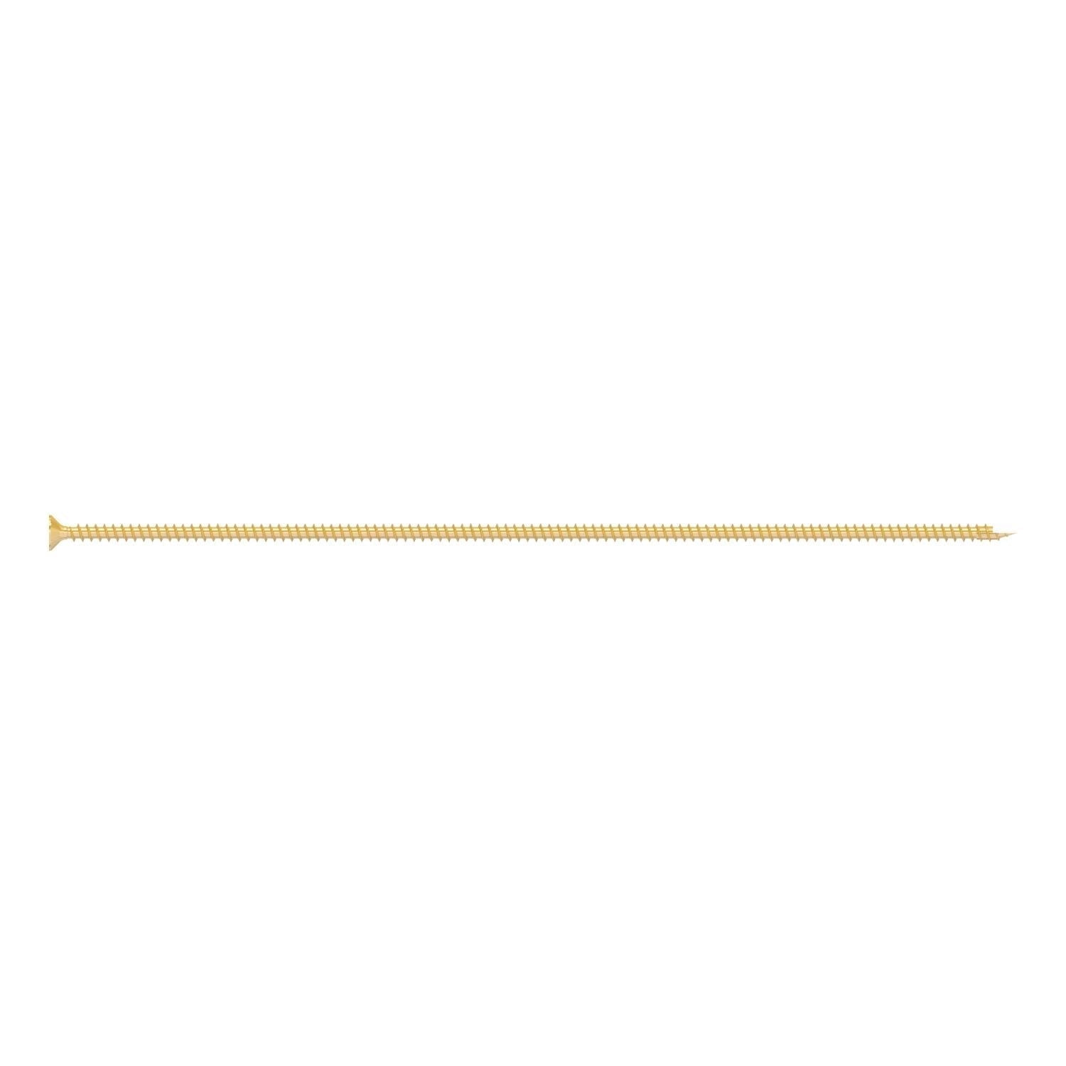 Simpson Strong-Tie SDCF271958 Strong-Drive SDCF TIMBER-CF Screw, 0.390-in. x 19-5/8-in. T50, Yellow Zinc, 100-Pack