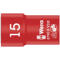 Wera 8790 B VDE Zyklop 3/8-in. Socket, Insulated, 15x46-mm.