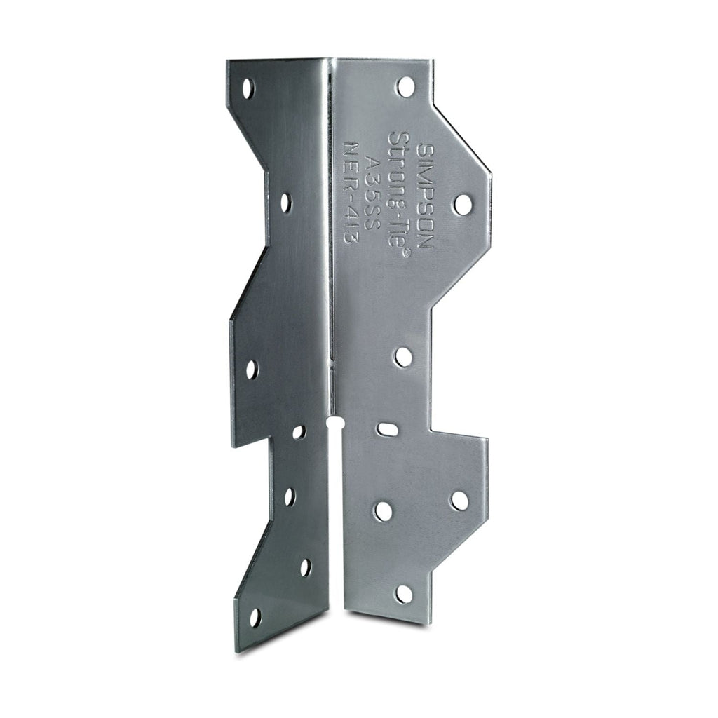 Simpson Strong-Tie A35 1-7/16-in. x 4-1/2-in. Galvanized Framing Angle
