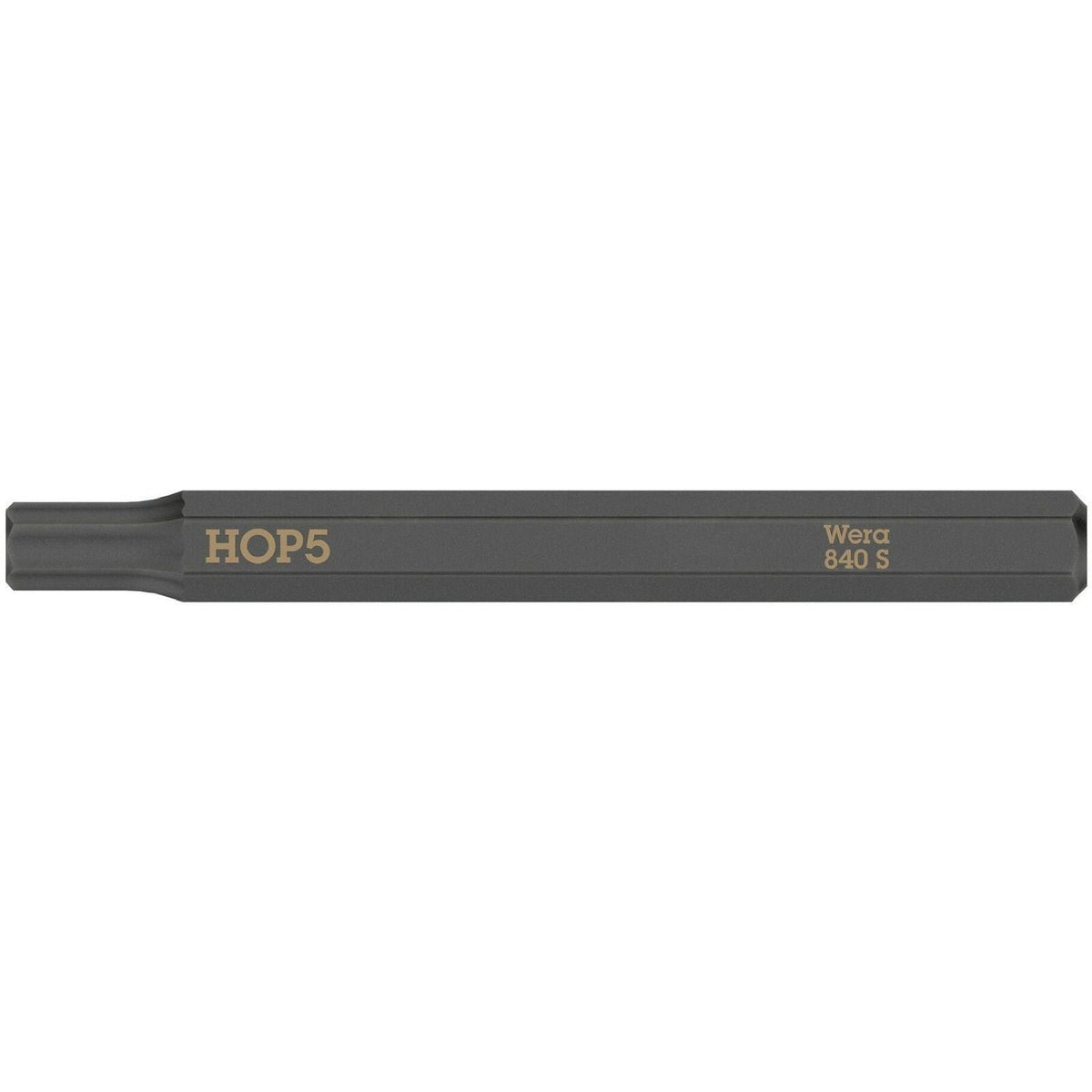 Wera 840 S Hex-Plus Bit For Impact Screwdrivers, 5x70-mm.
