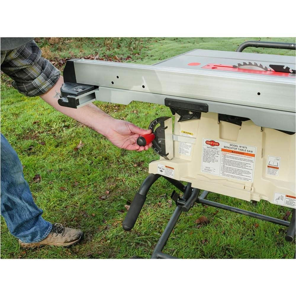 Shop Fox W1875 2HP Benchop Table Saw with Stand