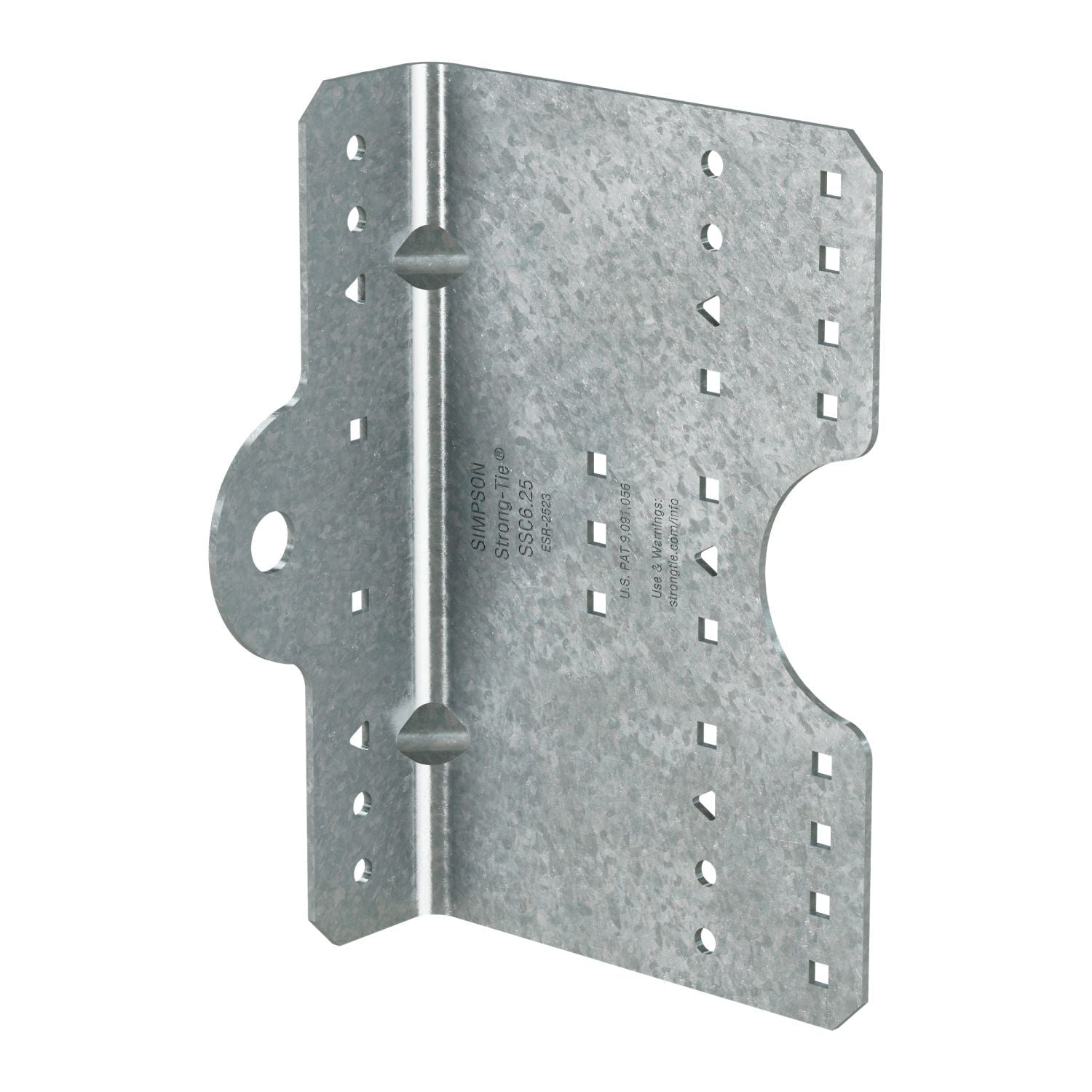 Simpson Strong-Tie SSC6.25-R30 SSC 6-1/4-in. 14-Gauge Galvanized Steel-Stud Clip, 30-Pack