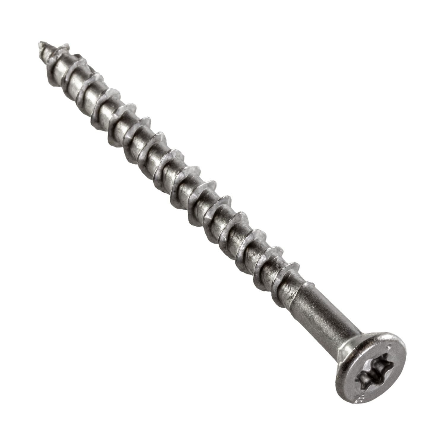 Simpson Strong-Tie T10250WP1 Deck-Drive DWP WOOD SS Screw, #10 x 2-1/2-in. T25, Flat Head, Type 316, 1-lb.