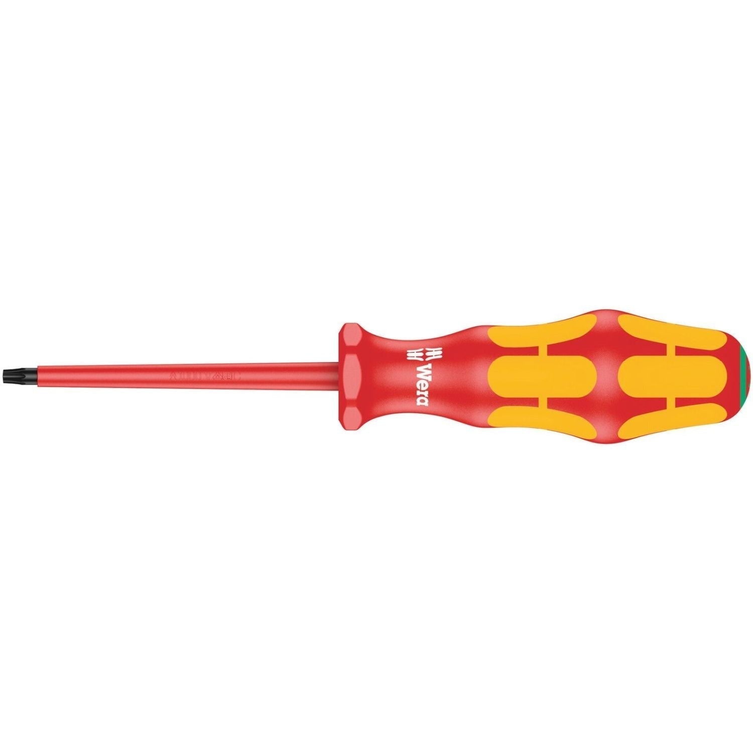 Wera 167 I VDE Insulated Screwdriver For Torx Screws, Torx 15x80-mm.