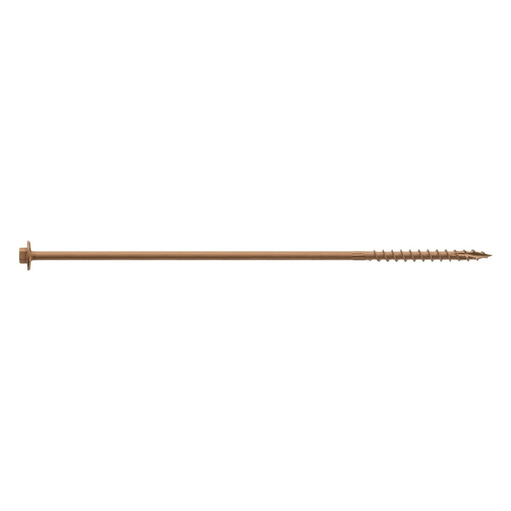 Simpson Strong-Tie SDWH191000DB-R50 Strong-Drive SDWH TIMBER-HEX Screw, 0.195-in. x 10-in. 5/16 Hex, DB Coating, 50-Pack