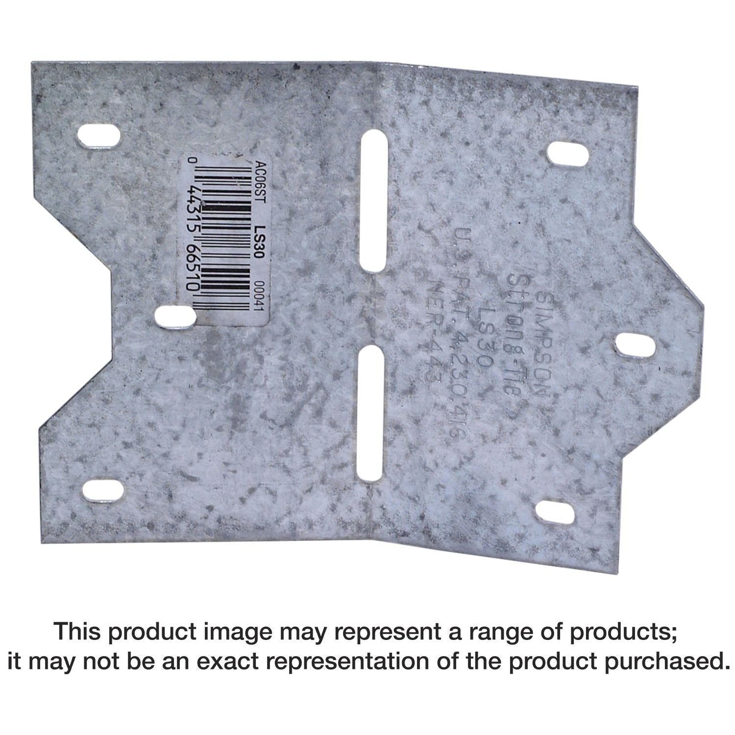 Simpson Strong-Tie LS30 LS 3-3/8-in. 18-Gauge Adjustable L Angle