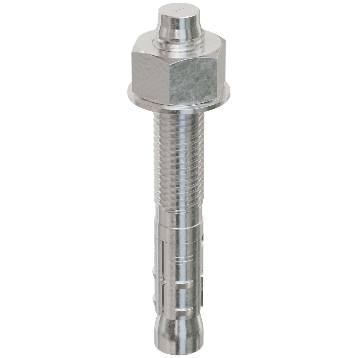 Simpson Strong-Tie STB2-75512S6F10 Strong-Bolt 2, 3/4-in. x 5-1/2-in. Type 316 Stainless-Steel Wedge Anchor, Fully Assembled, 10-Pack
