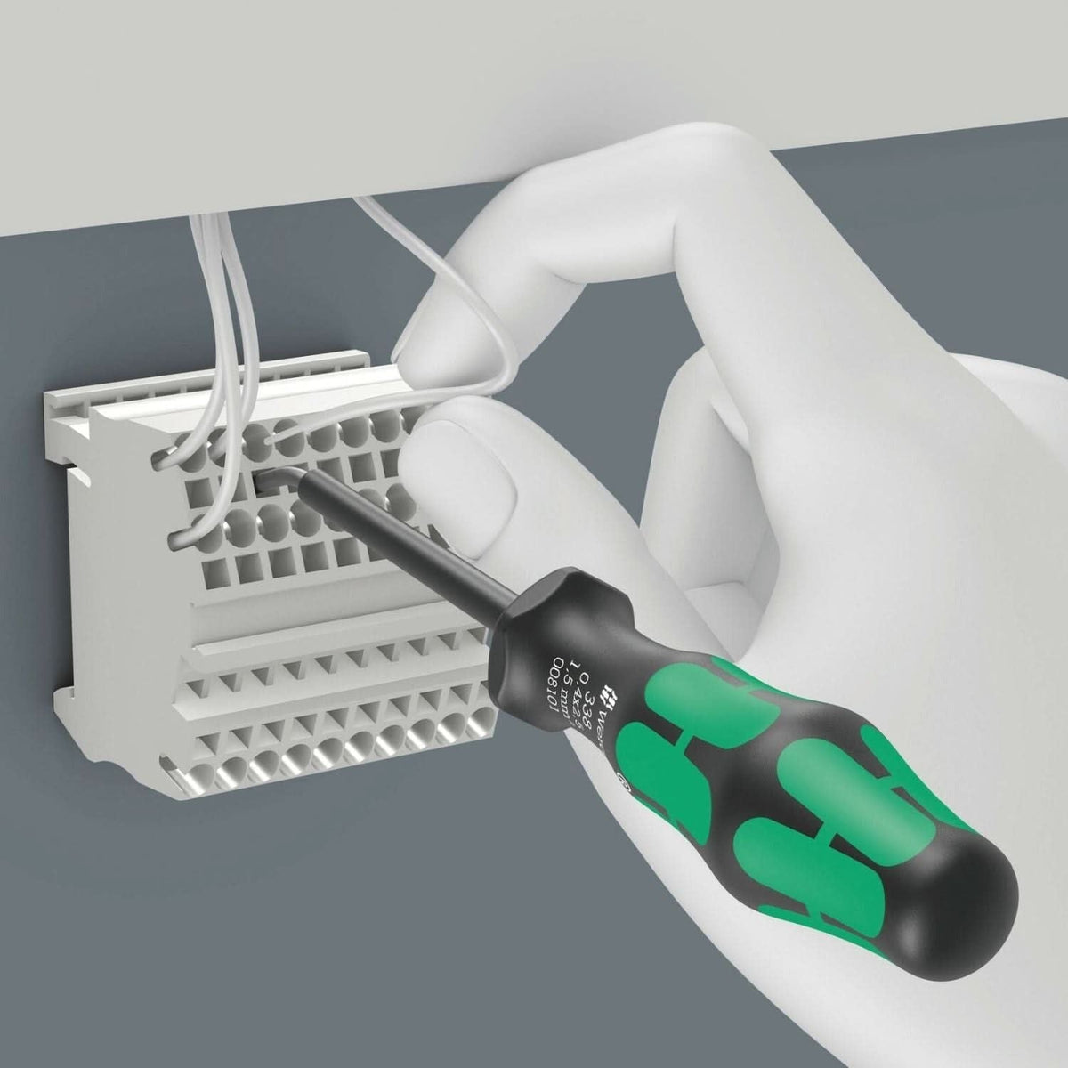 Wera 338 Actuation Tool For Terminal Blocks (Spring Cages), 0.6x3.5x81-mm.