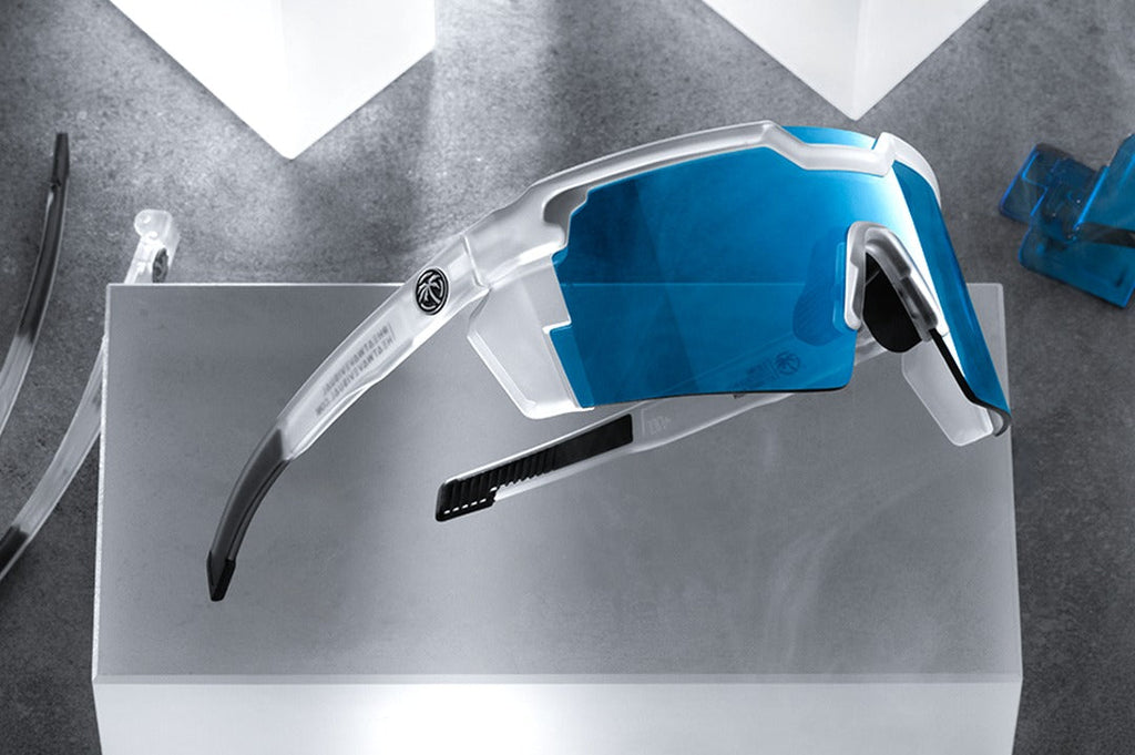 Heat Wave Future Tech Vapor Frost Frame Coastal Lens Z87+ Sunglasses