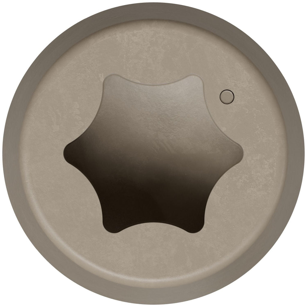 Simpson Strong-Tie DCU234P316GR05 Deck-Drive DCU COMPOSITE Screw, #10 x 2-3/4-in. T20, Type 316, Gray 05, 350-Pack