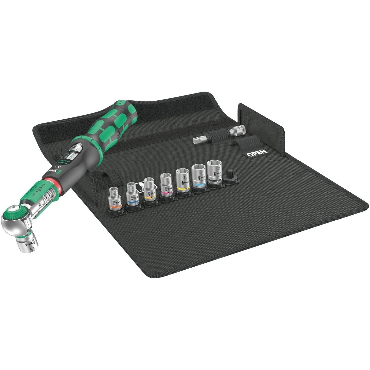 Wera Safe-Torque A 1 Set 1, 1/4-in. Square Head Drive, 2-12 Nm, 10-Pieces