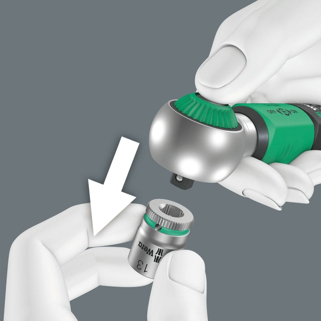 Wera Safe-Torque A 1 Torque Wrench With 1/4-in. Square Head Drive, 2-12 Nm, 1/4-in.x2-12 Nm