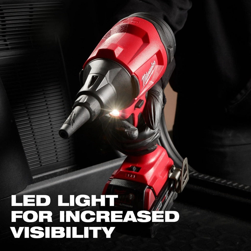 Milwaukee 0887-20 M18 Brushless 570-MPH Precision Blower + (2) 5.0Ah Batteries