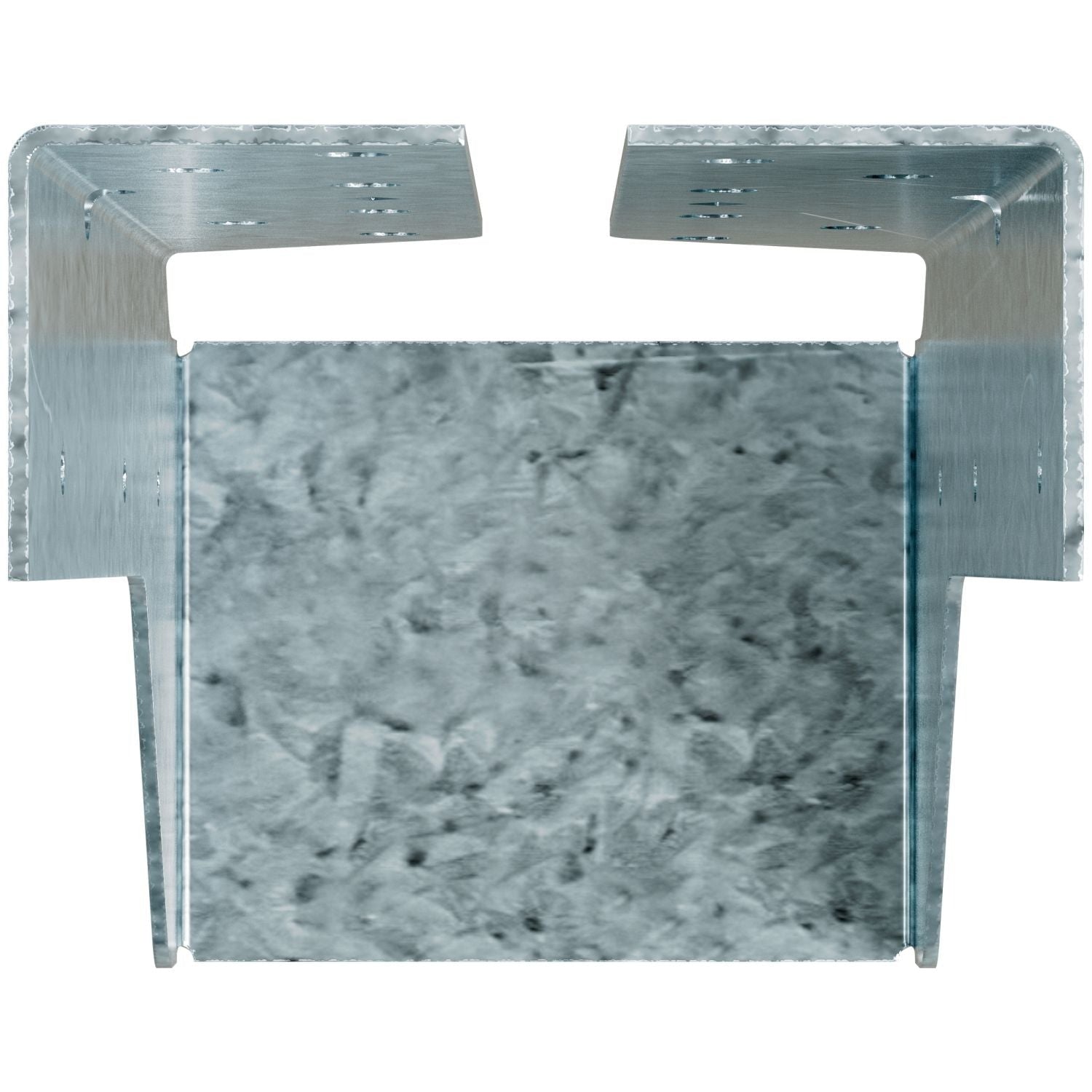 Simpson Strong-Tie HUCQ410Z-SDSG HUCQ ZMAX Galvanized Heavy Face-Mount Concealed-Flange Joist Hanger for 4x10 w/ Screws
