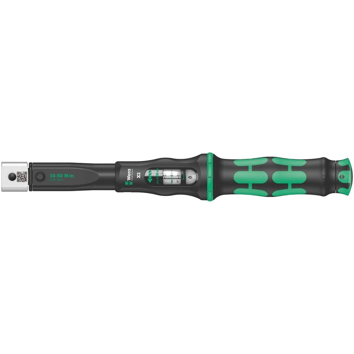 Wera Click-Torquex2 Torque Wrench For Insert Tools, 10-50 Nm, 9X12x10-50 Nm