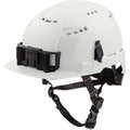 Milwaukee 48-73-1320 White Front Brim Vented Safety Helmet - Type 2, Class C