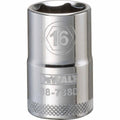 DEWALT 1/2 in. Drive 16 mm 6-Point Socket, 1-Piece (DWMT88738OSP)