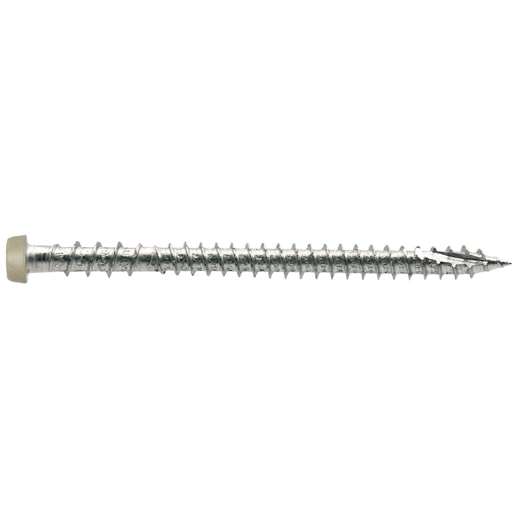 Simpson Strong-Tie DCU234S316TN05 Deck-Drive DCU COMPOSITE Screw (Collated), #10 x 2-3/4-in. Type 316, Tan 05, 1000-Pack