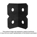 Simpson Strong-Tie OHA33 OHA 3-1/8-in. x 3-in. Black Powder-Coated Ornamental Heavy Angle