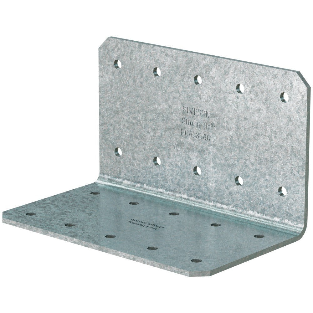 Simpson Strong-Tie RCA335/97-R35 RCA 3-in. x 3-in. x 5-in. 12-Gauge Galvanized Rigid Connector Angle, 35-Pack