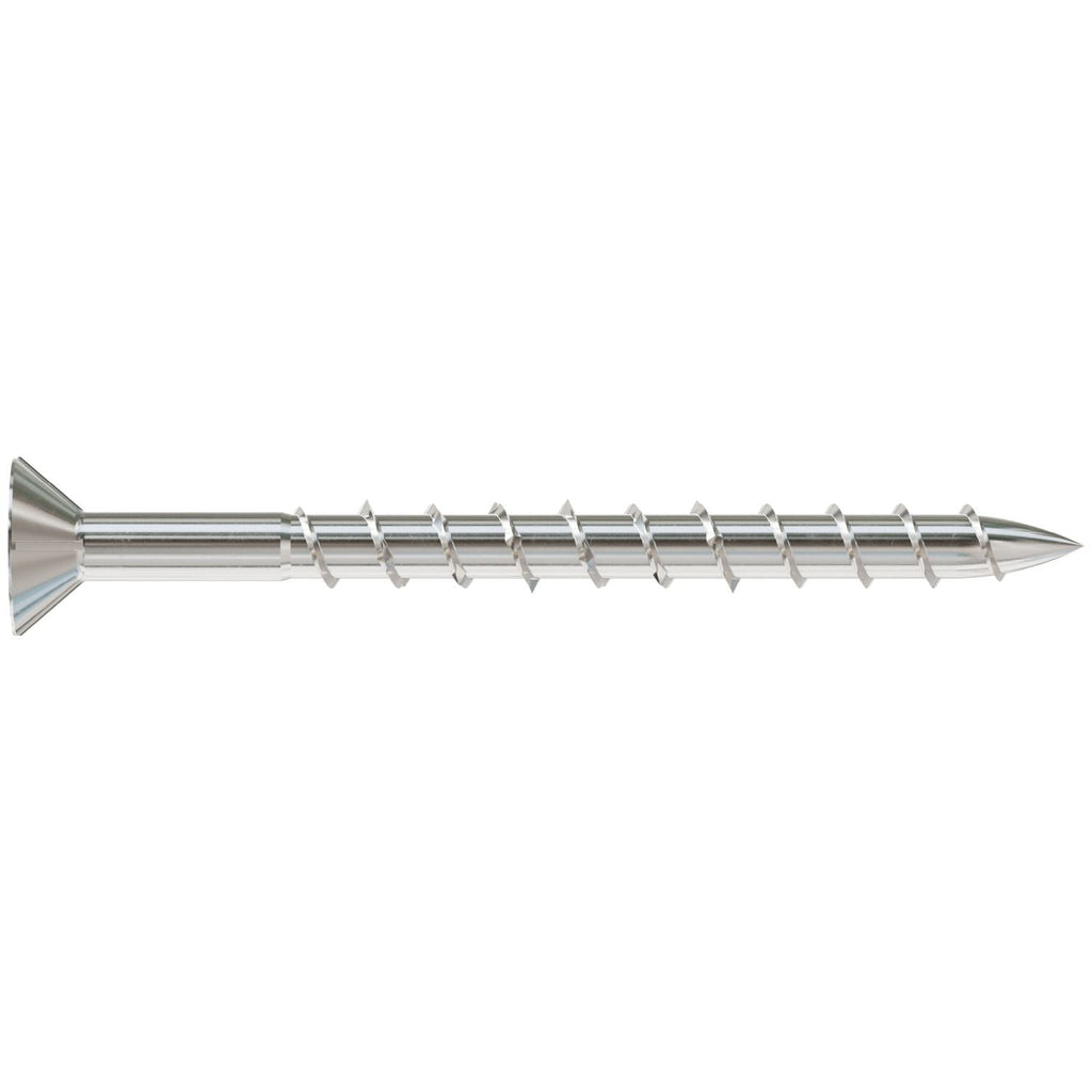 Simpson Strong-Tie T08200WPP Deck-Drive DWP WOOD SS Screw, #8 x 2-in. T-20, Flat Head, Type 316, 350-Pack