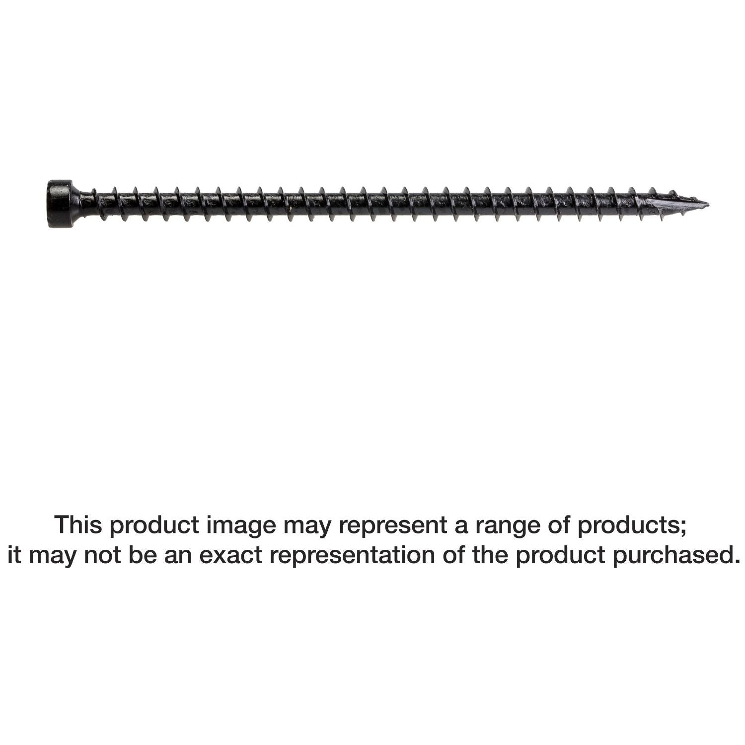 Simpson Strong-Tie SDWC15450-KT Strong-Drive SDWC TRUSS Screw, .155-in. x 4-1/2-in. T30 6-Lobe E-coat, Black, 50-Pack