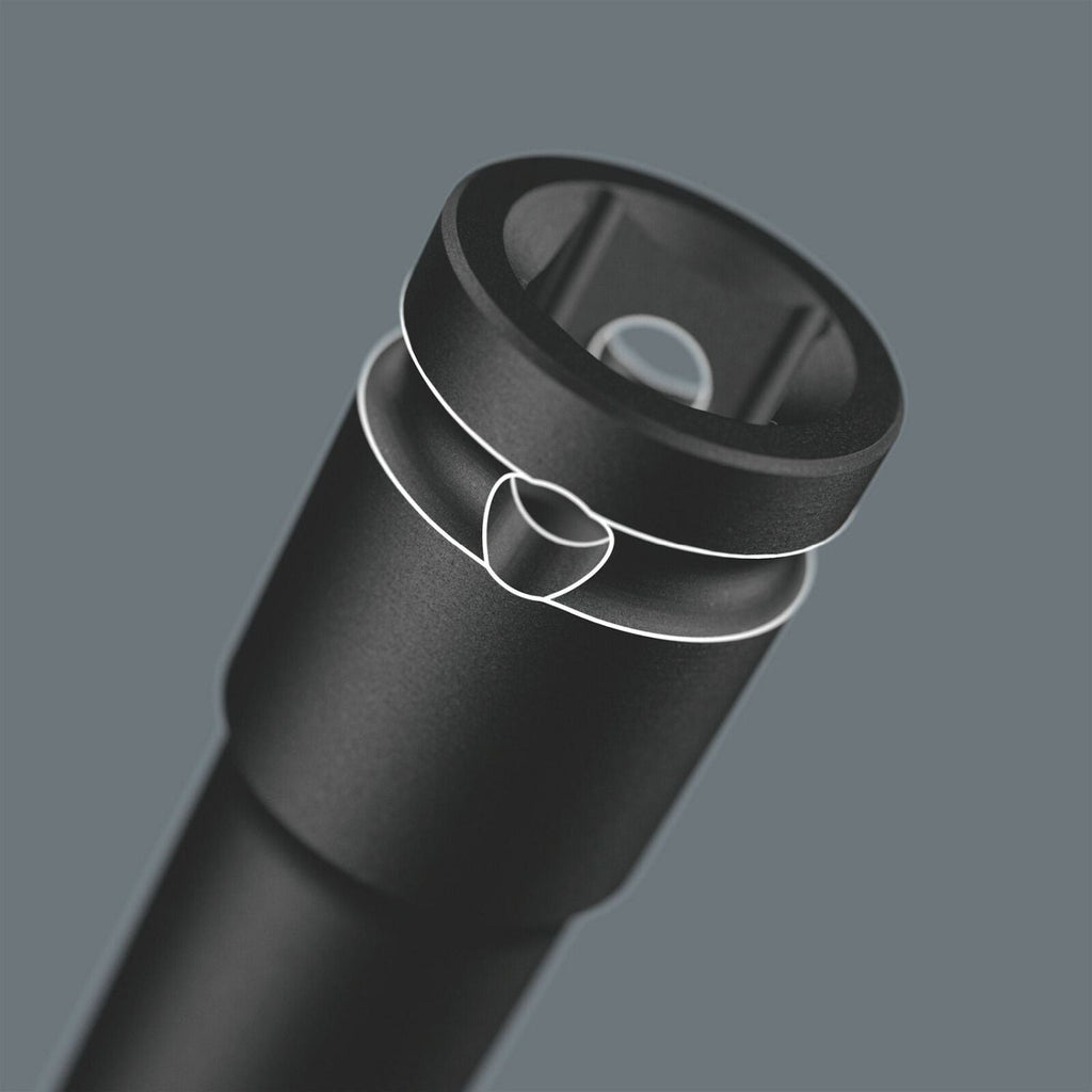 Wera 8790 C Impaktor Deep Socket With 1/2-in. Drive, 17x83-mm.