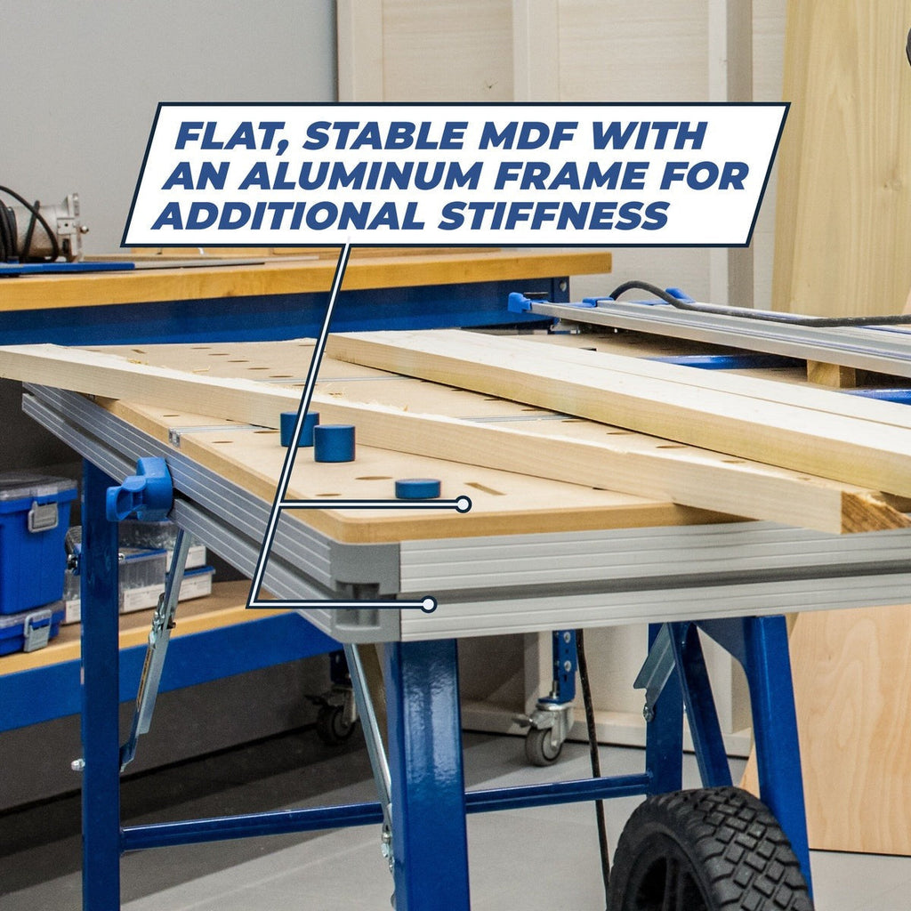 Kreg Adaptive Cutting System Project Table Kit with Folding Rolling Base (ACS1000)