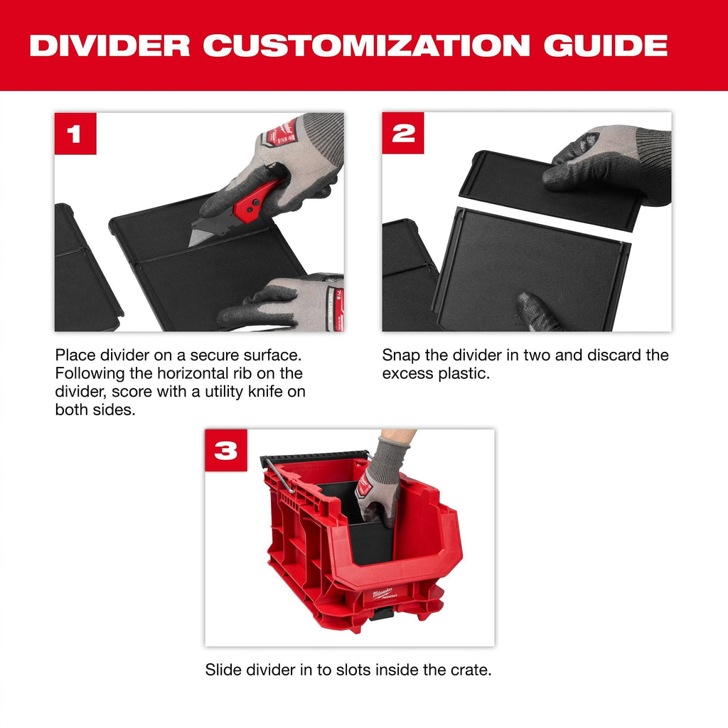 Milwaukee 48-22-8437 PACKOUT Compact Crate