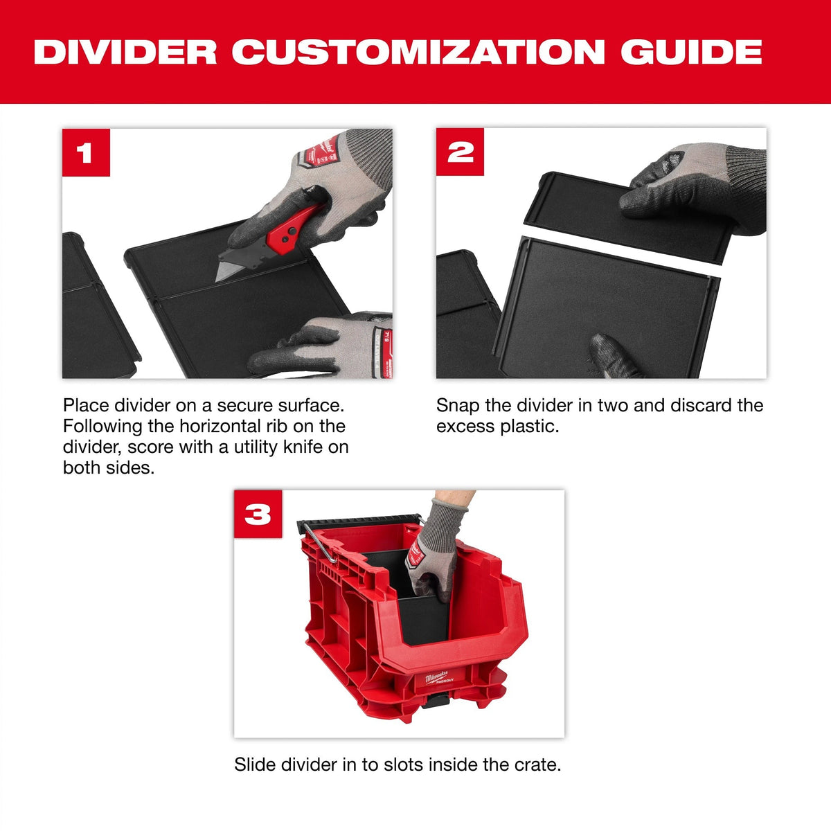 Milwaukee 48-22-8437 PACKOUT Compact Crate
