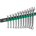 Wera 9640 Magnetic Rail 6003 Joker 1 Ring Spanner Set, 11-Pieces