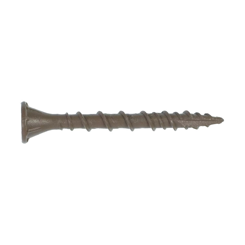 Simpson Strong-Tie DSVT158R160 Deck-Drive DSV WOOD Screw, #8 x 1-5/8-in. T25, Flat Head, Quik Guard, Tan, 160-Pack