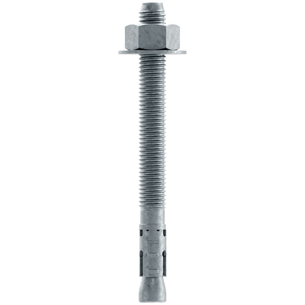 Simpson Strong-Tie STB2-50512MGF25 Strong-Bolt 2, 1/2-in. x 5-1/2-in. Mechanically Galvanized Wedge Anchor, Fully Assembled, 25-Pack