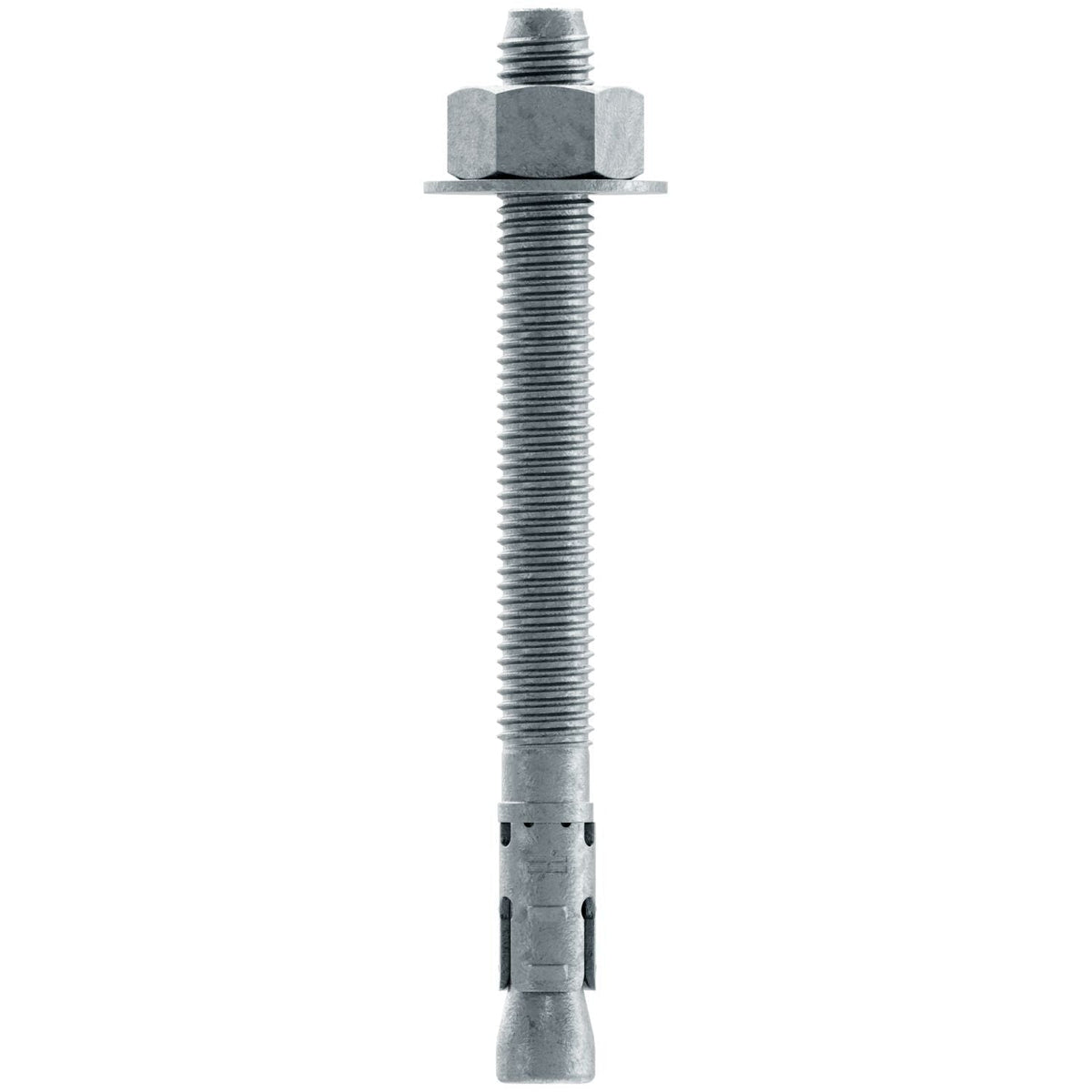 Simpson Strong-Tie STB2-50512MGF25 Strong-Bolt 2, 1/2-in. x 5-1/2-in. Mechanically Galvanized Wedge Anchor, Fully Assembled, 25-Pack