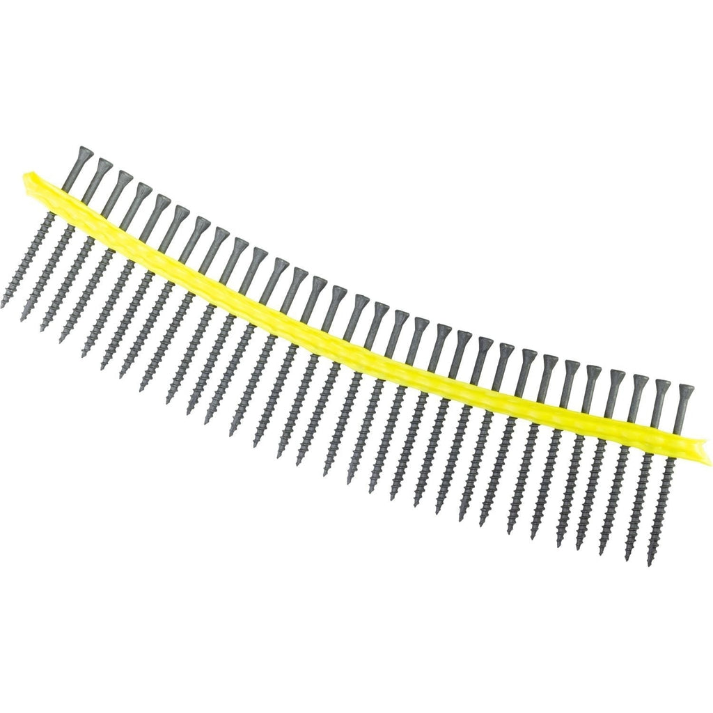 Simpson Strong-Tie DTHQ3S Trim-Head Screw, Type-17 Point, #8 x 3-in. #2U Square Drive, Quik Guard, 1000-Pack