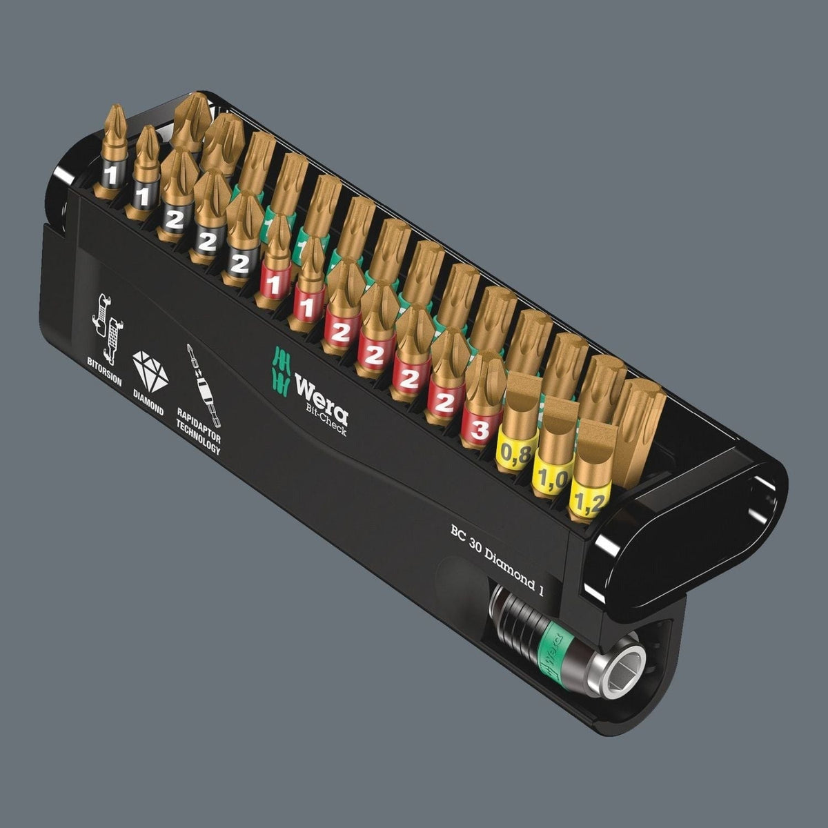 Wera Bit-Check 30 Diamond 1, 30-Pieces