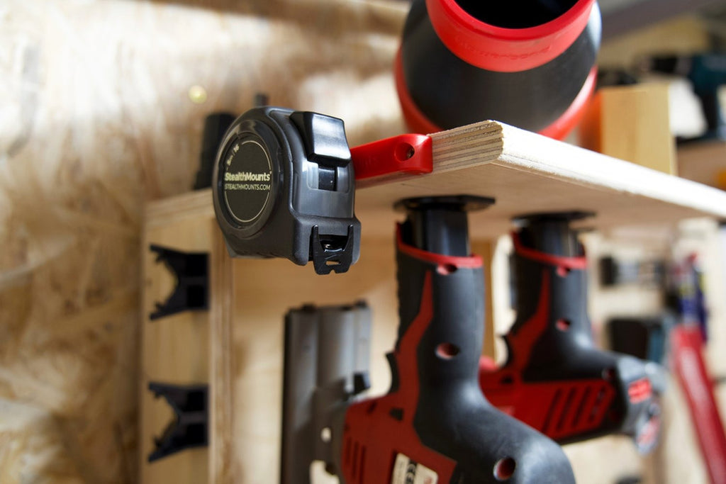 StealthMounts Bench Belts XL Mountable Tool Clips, 6-Pack