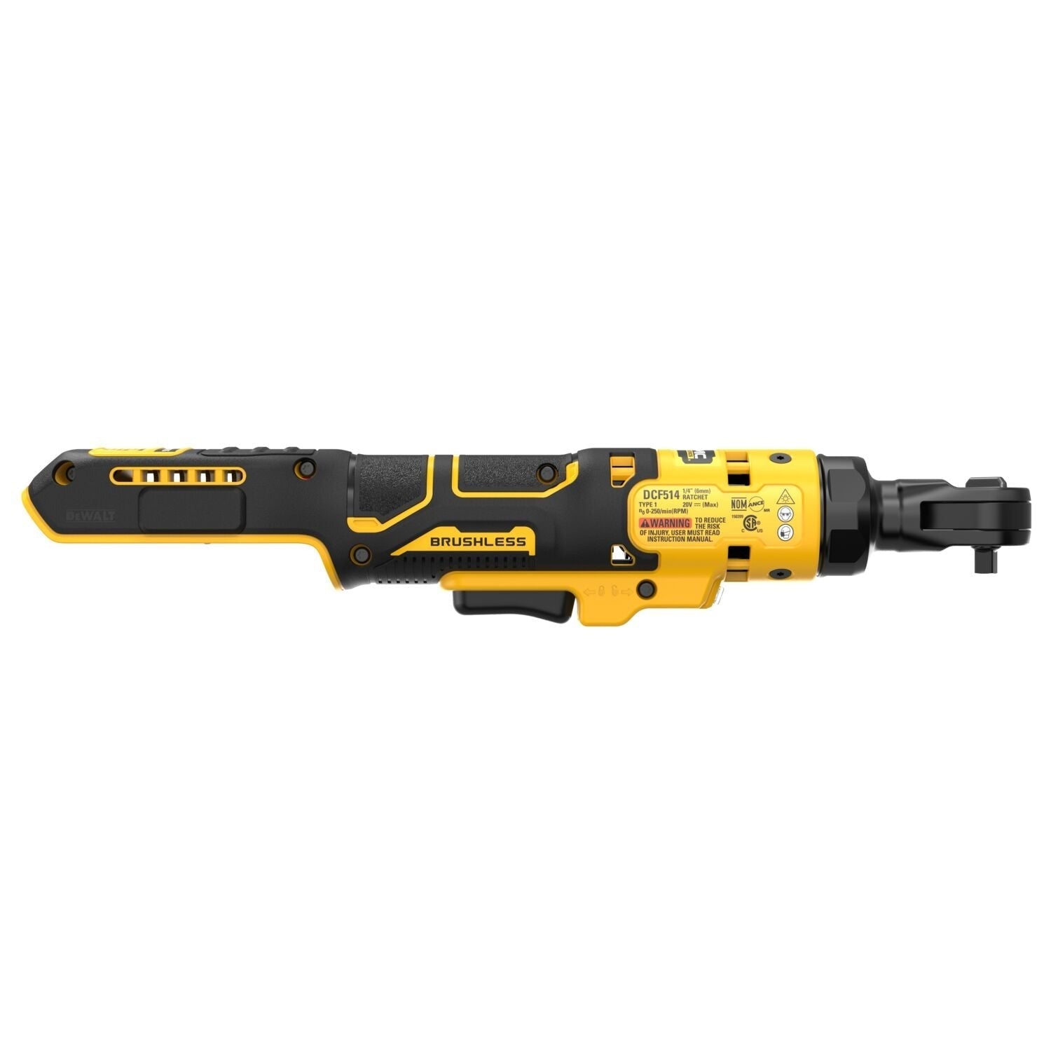 DeWALT DCF514B ATOMIC 20V MAX Brushless Cordless 1/4-in. Ratchet, Tool Only