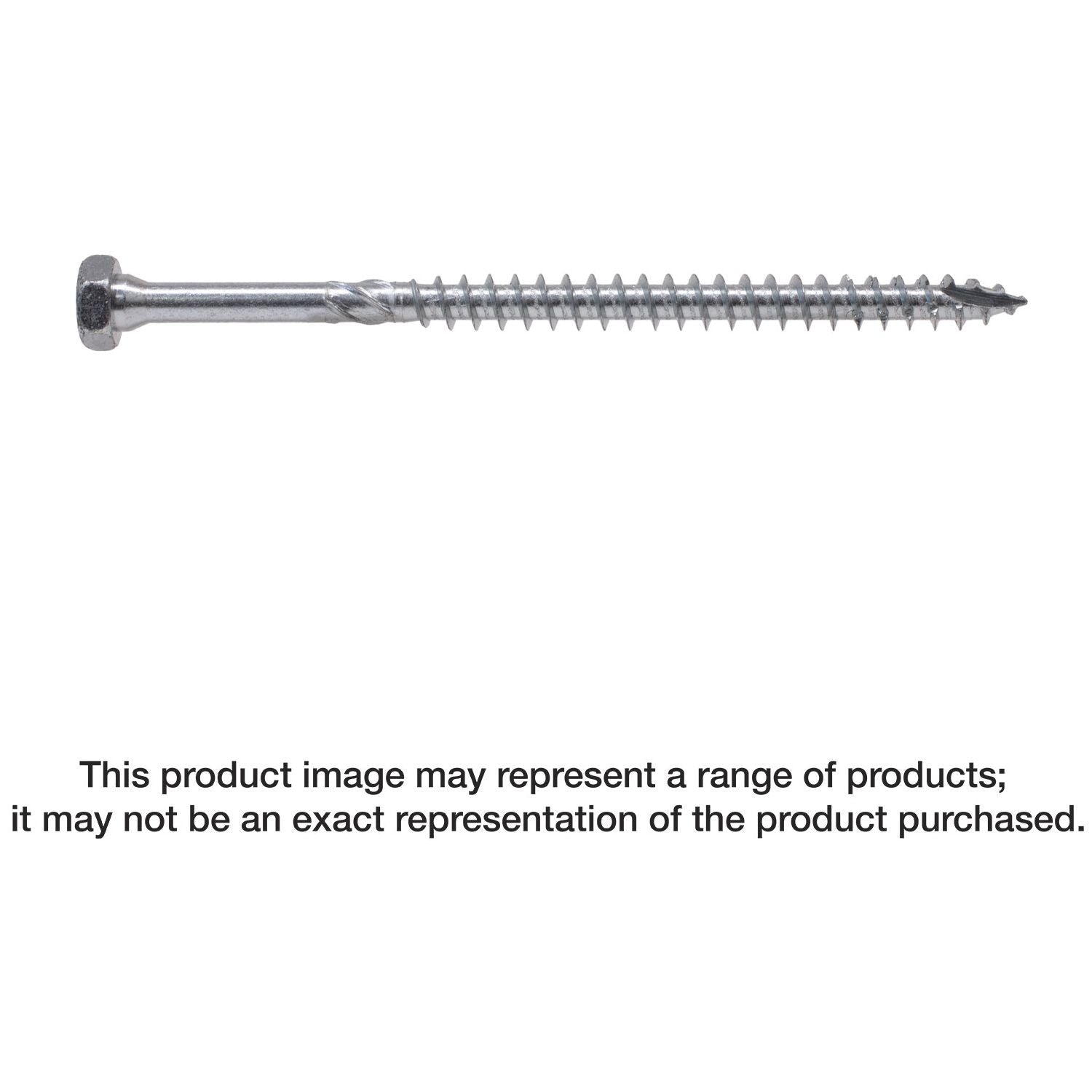 Simpson Strong-Tie SDHR27614 Strong-Drive SDHR COMBO-HEAD Screw, 0.275-in. x 6-1/4-in., Blue Zinc, 100-Pack