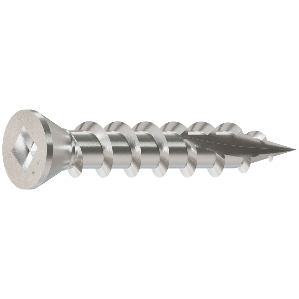 Simpson Strong-Tie S07100FB5 Trim-Head Screw, Square Drive, #7 x 1-in. #1 SQ, Type 305, 5-lb.