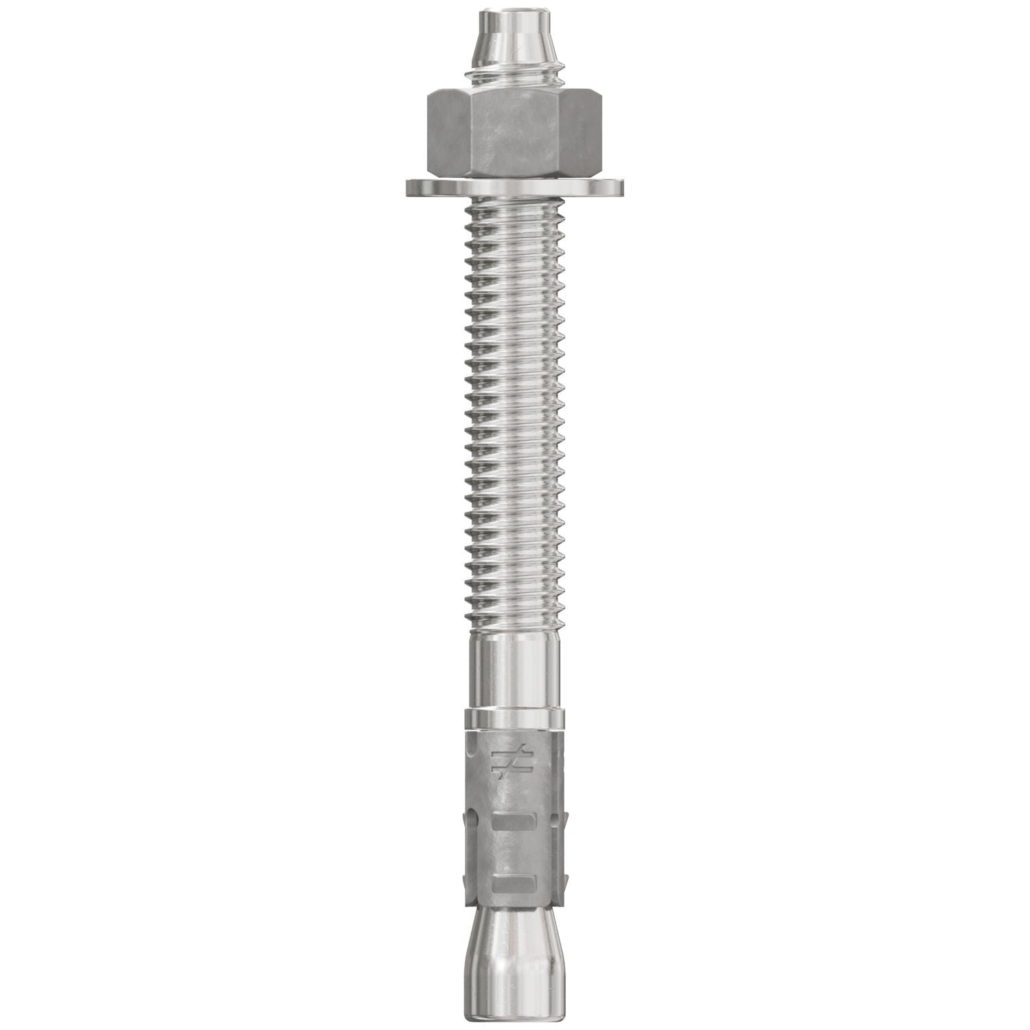 Simpson Strong-Tie STB2-37334S4F50 Strong-Bolt 2, 3/8-in. x 3-3/4-in. Type 304 Stainless-Steel Wedge Anchor, Fully Assembled, 50-Pack