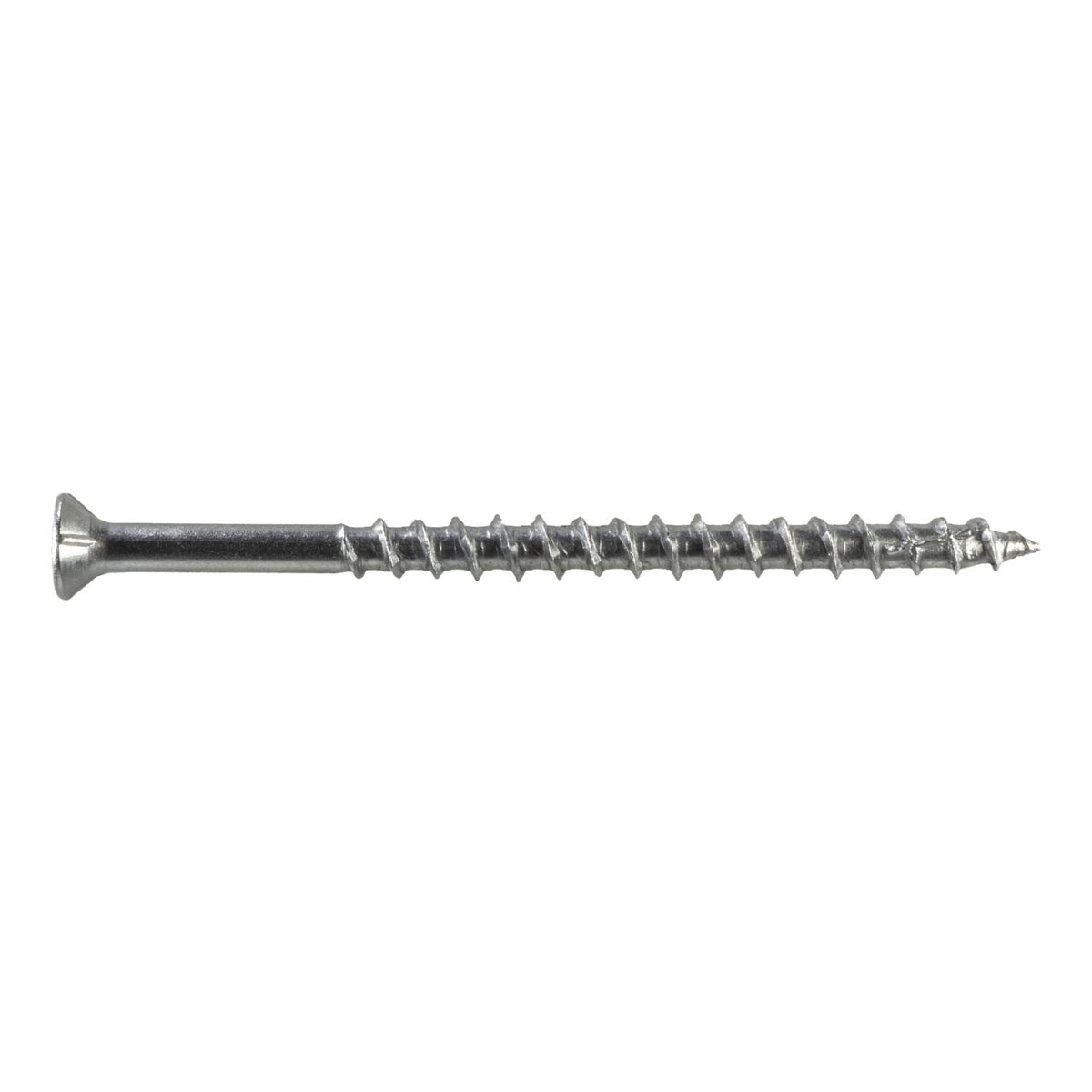 Simpson Strong-Tie T10300WP-RP8 Deck-Drive DWP WOOD SS Screw, #10 x 3-in. T-25, Flat Head, Type 316, 8-Pack