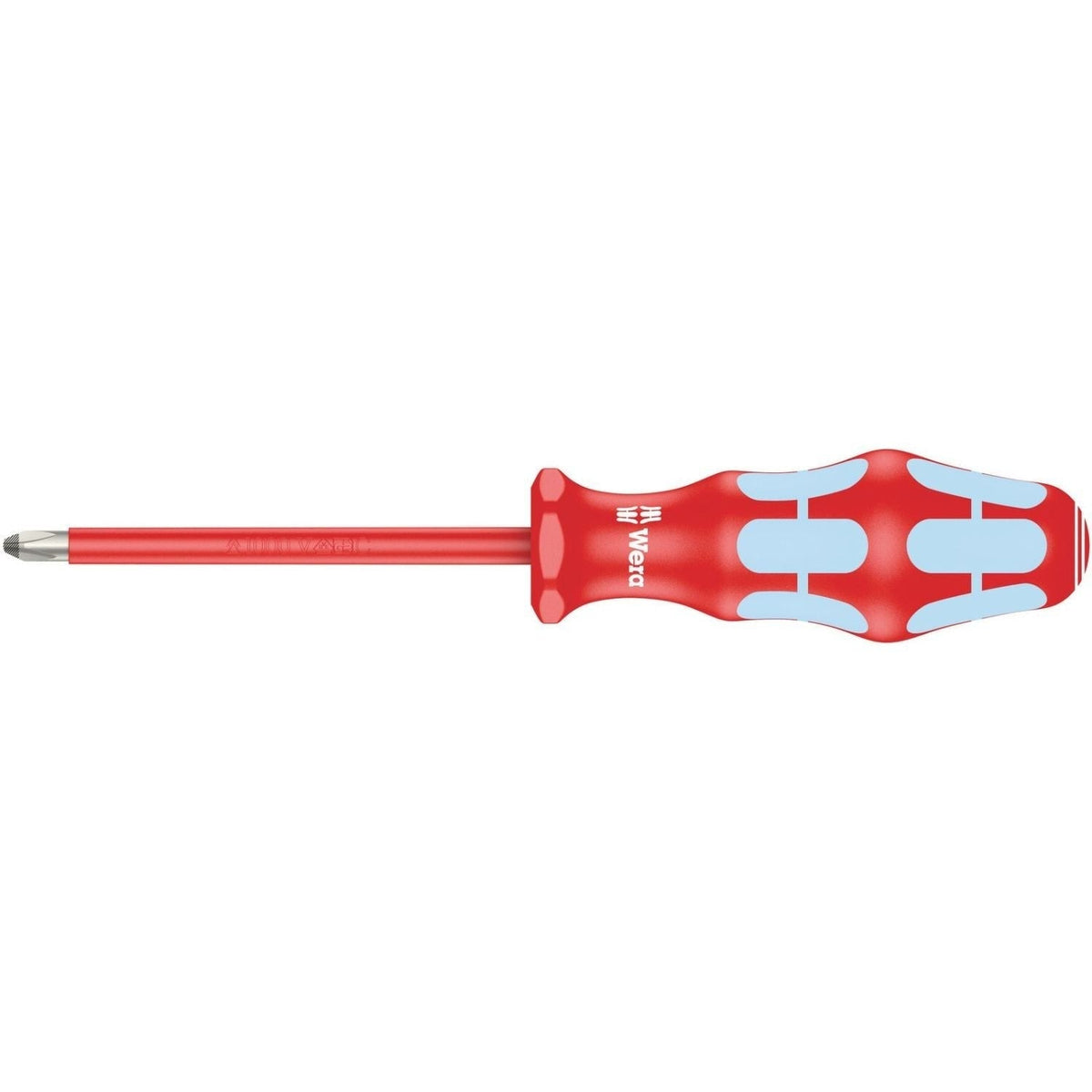 Wera 3162 I Ph VDE Insulated Screwdriver For Phillips Screws, Stainless, Ph 2x100-mm.