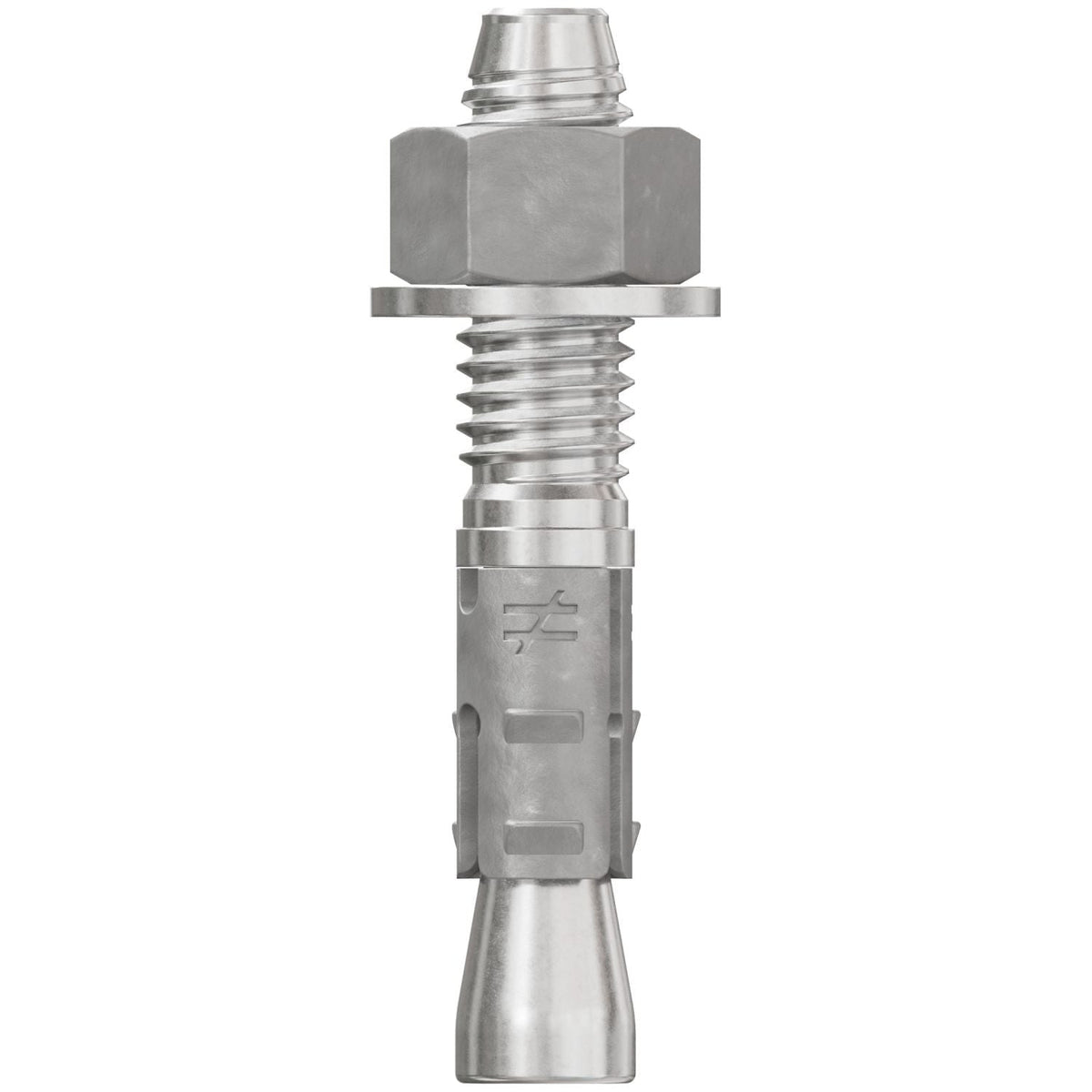 Simpson Strong-Tie STB2-37214S6F50 Strong-Bolt 2, 3/8-in. x 2-1/4-in. Type 316 Stainless-Steel Wedge Anchor, Fully Assembled, 50-Pack