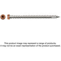 Simpson Strong-Tie DCU234S316TN03 Deck-Drive DCU COMPOSITE Screw (Collated), #10 x 2-3/4-in. Type 316, Tan 03, 1000-Pack