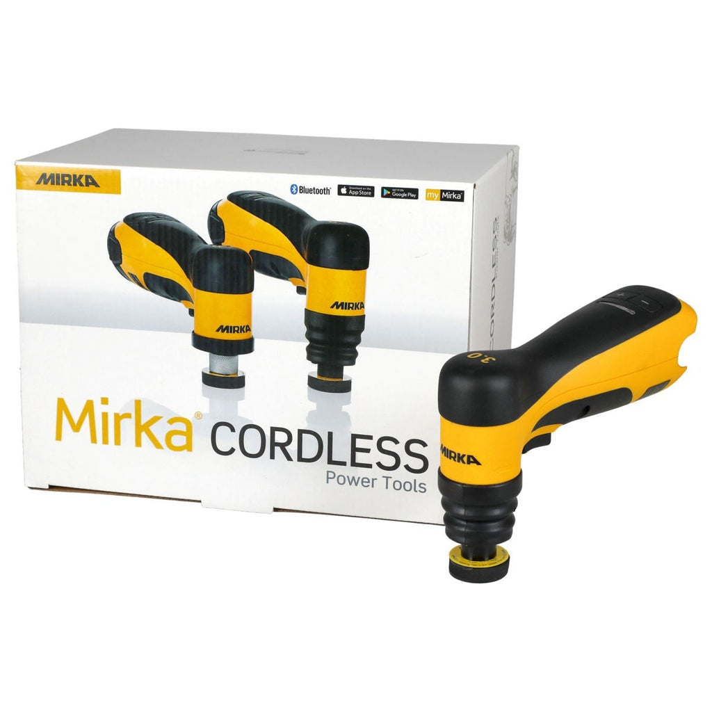 Mirka AOS130-B 1.25 in. Cordless Angled Orbital Sander, Tool Only (AOS130-B-NV)