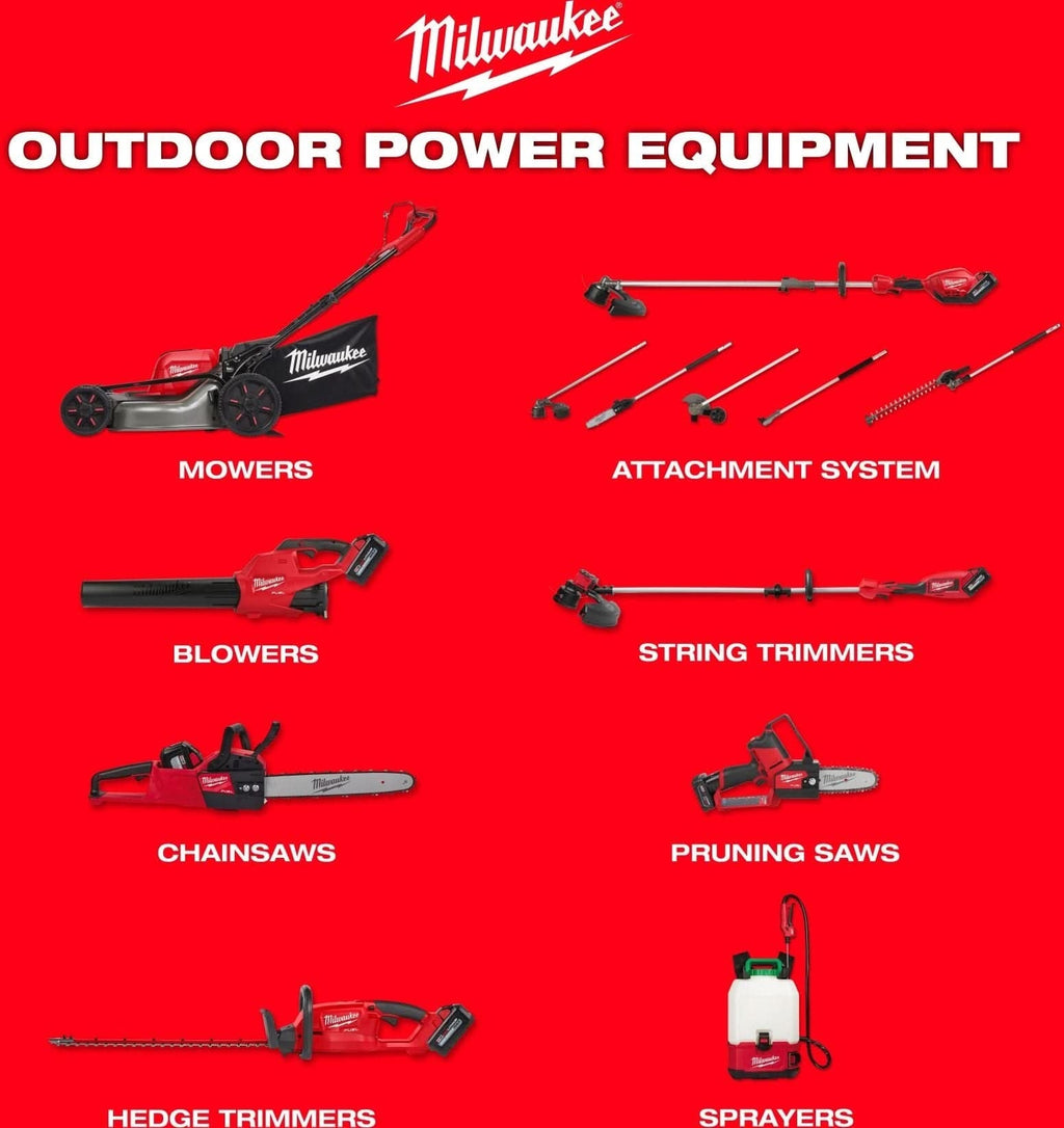 Milwaukee 2823-22HD M18 FUEL 21" Self-Propelled Dual Battery Mower with Cover + 2 M18 REDLITHIUM HIGH OUTPUT HD12.0 Battery Packs